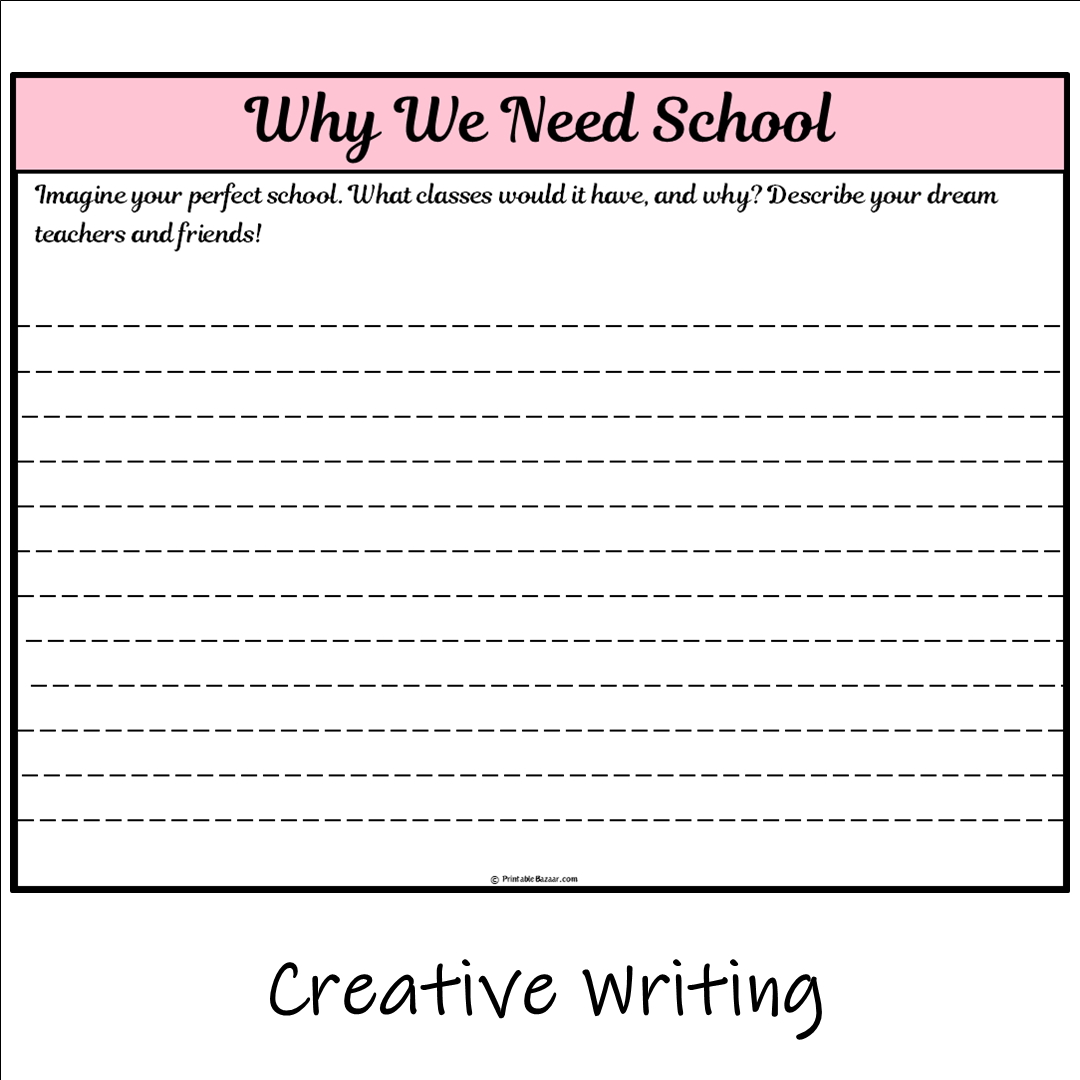 Why We Need School | Main Idea and Supporting Details Reading Passage and Questions