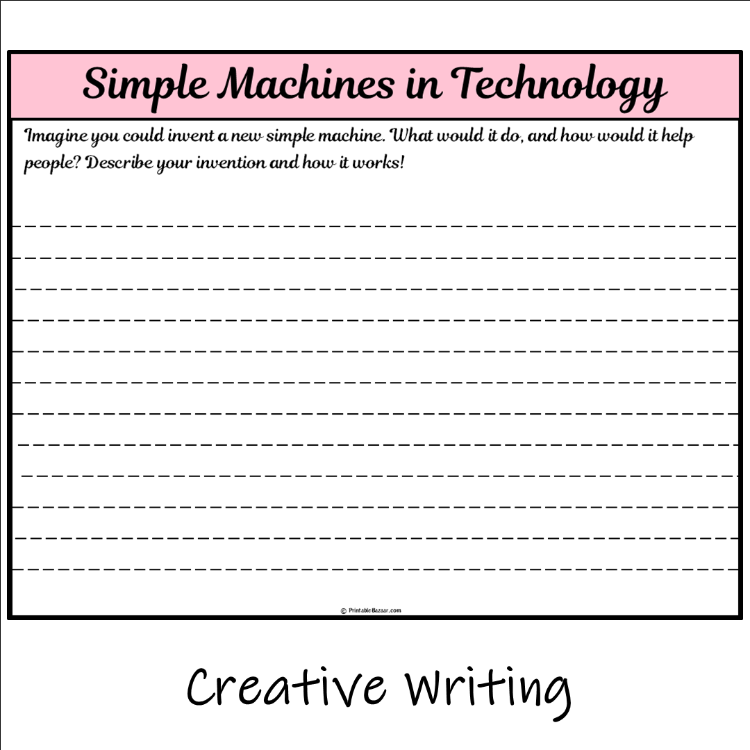 Simple Machines in Technology | Main Idea and Supporting Details Reading Passage and Questions