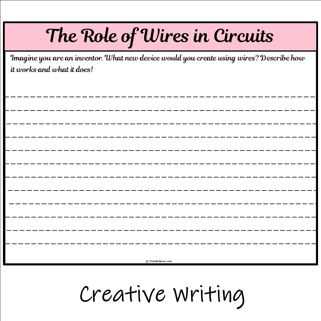 The Role of Wires in Circuits | Main Idea and Supporting Details Reading Passage and Questions