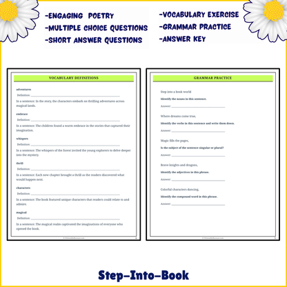 Step-Into-Book | Poem Grammar Worksheet Printable Activity