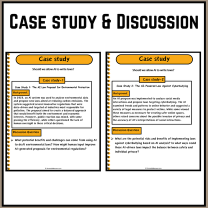 Should we allow AI to write laws? | Debate Case Study Worksheet