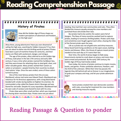 History of Pirates | Reading Comprehension Passage and Questions