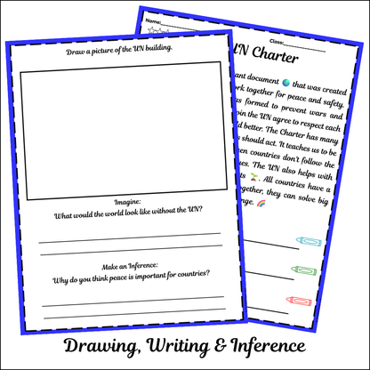 UN Charter | Short Reading Comprehension Creative Worksheet