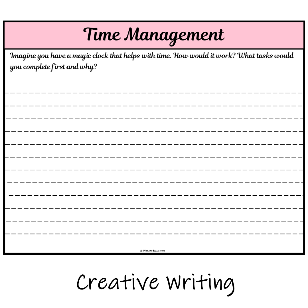 Time Management | Main Idea and Supporting Details Reading Passage and Questions