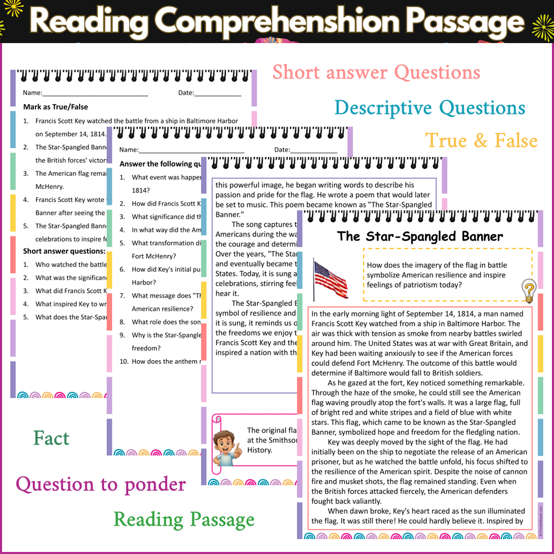 The Star-Spangled Banner | Reading Comprehension Passage and Questions