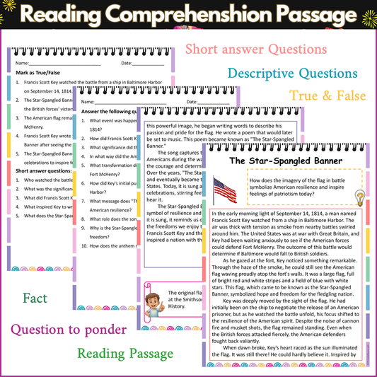 The Star-Spangled Banner | Reading Comprehension Passage and Questions