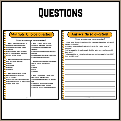 Should we design new human emotions? | Debate Case Study Worksheet