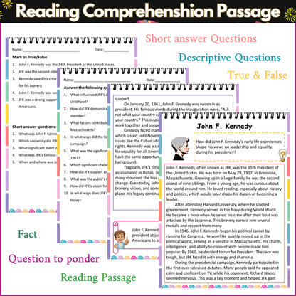 John F. Kennedy | Reading Comprehension Passage and Questions