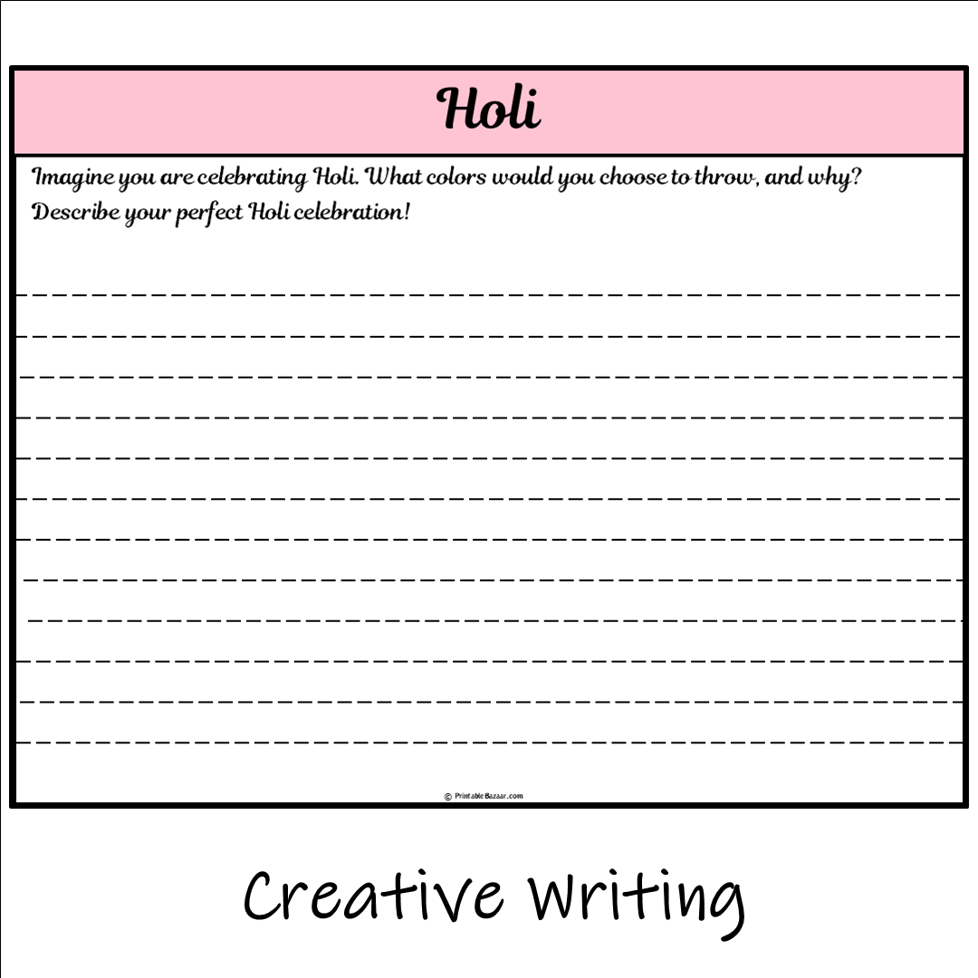 Holi | Main Idea and Supporting Details Reading Passage and Questions