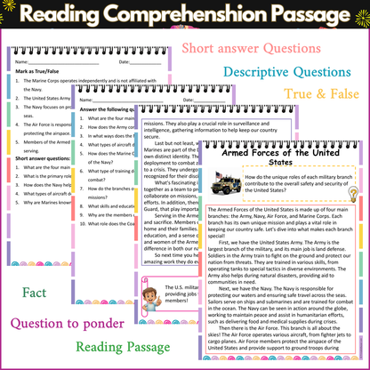 Armed Forces of the United States | Reading Comprehension Passage and Questions