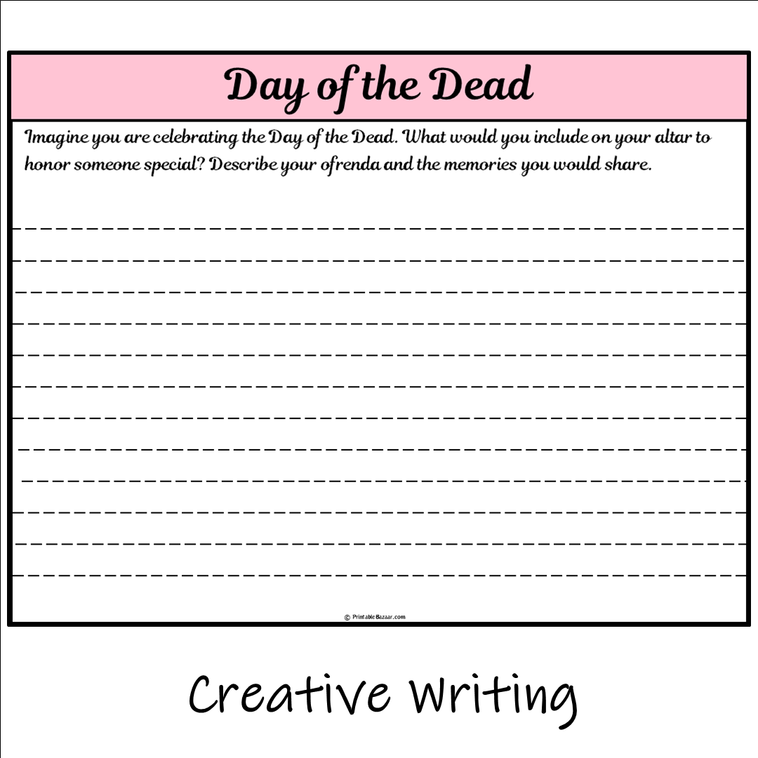 Day of the Dead | Main Idea and Supporting Details Reading Passage and Questions