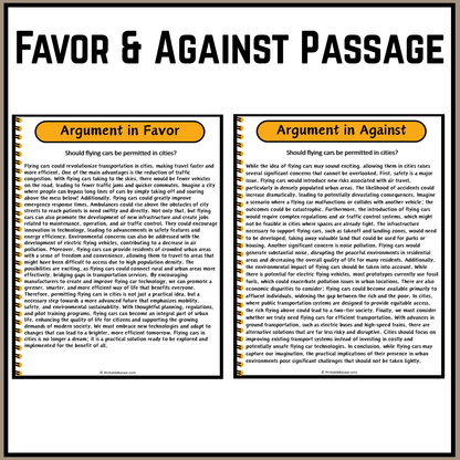 Should flying cars be permitted in cities? | Debate Case Study Worksheet