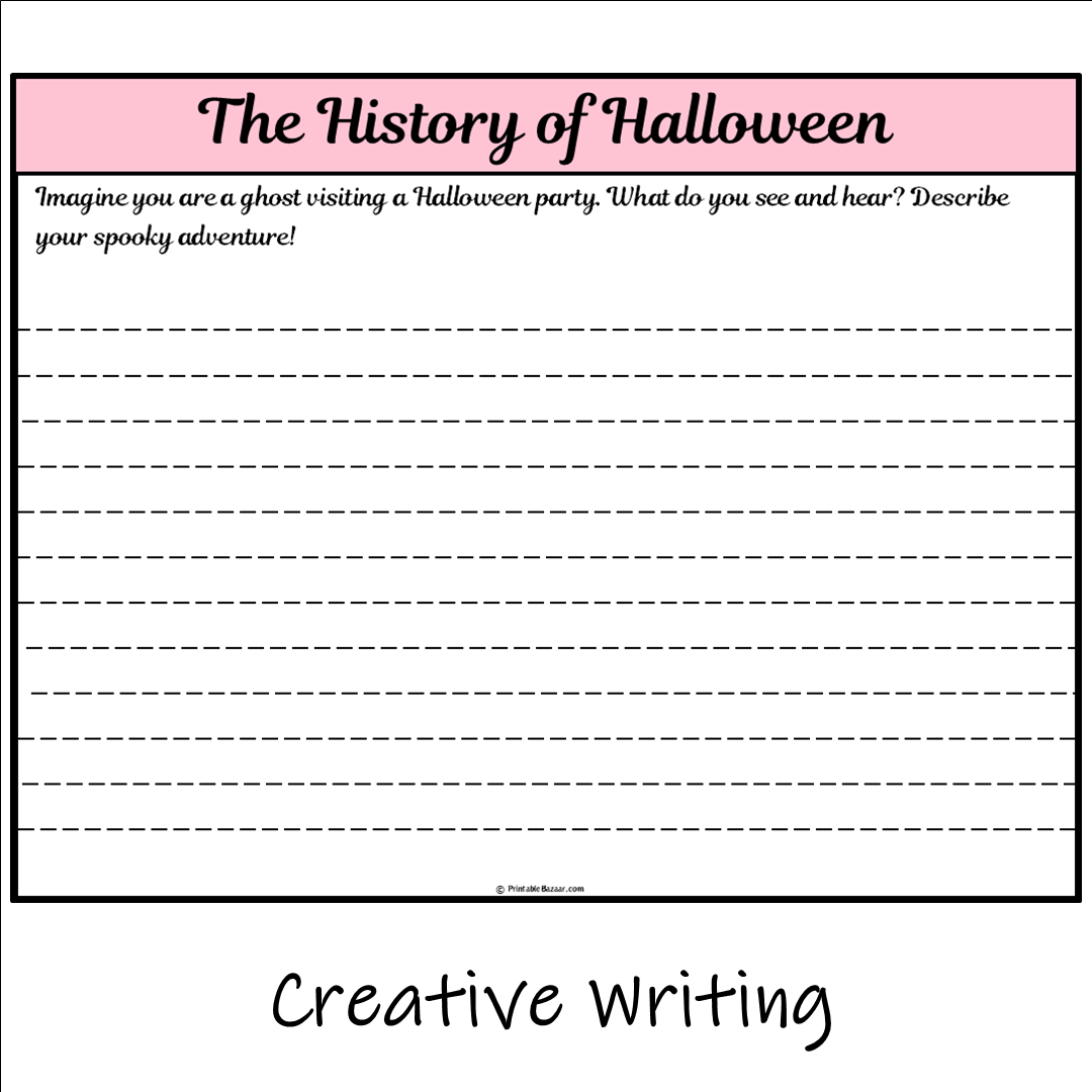 The History of Halloween | Main Idea and Supporting Details Reading Passage and Questions