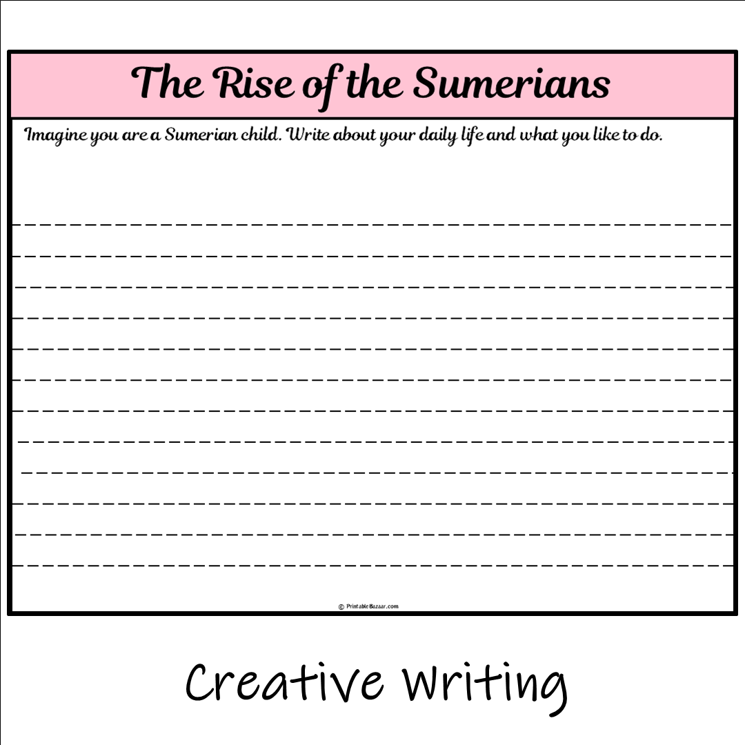 The Rise of the Sumerians | Main Idea and Supporting Details Reading Passage and Questions