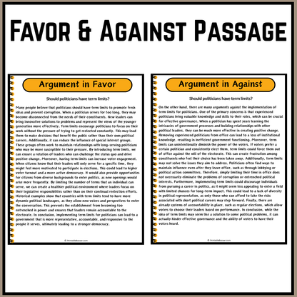 Should politicians have term limits? | Debate Case Study Worksheet