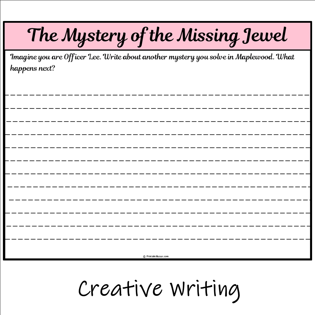 The Mystery of the Missing Jewel | Main Idea and Supporting Details Reading Passage and Questions