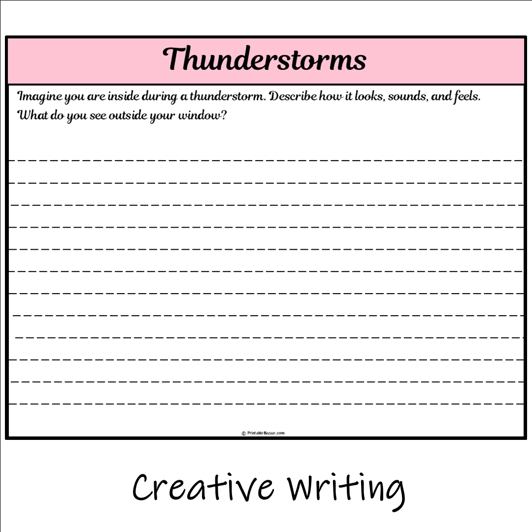 Thunderstorms | Main Idea and Supporting Details Reading Passage and Questions