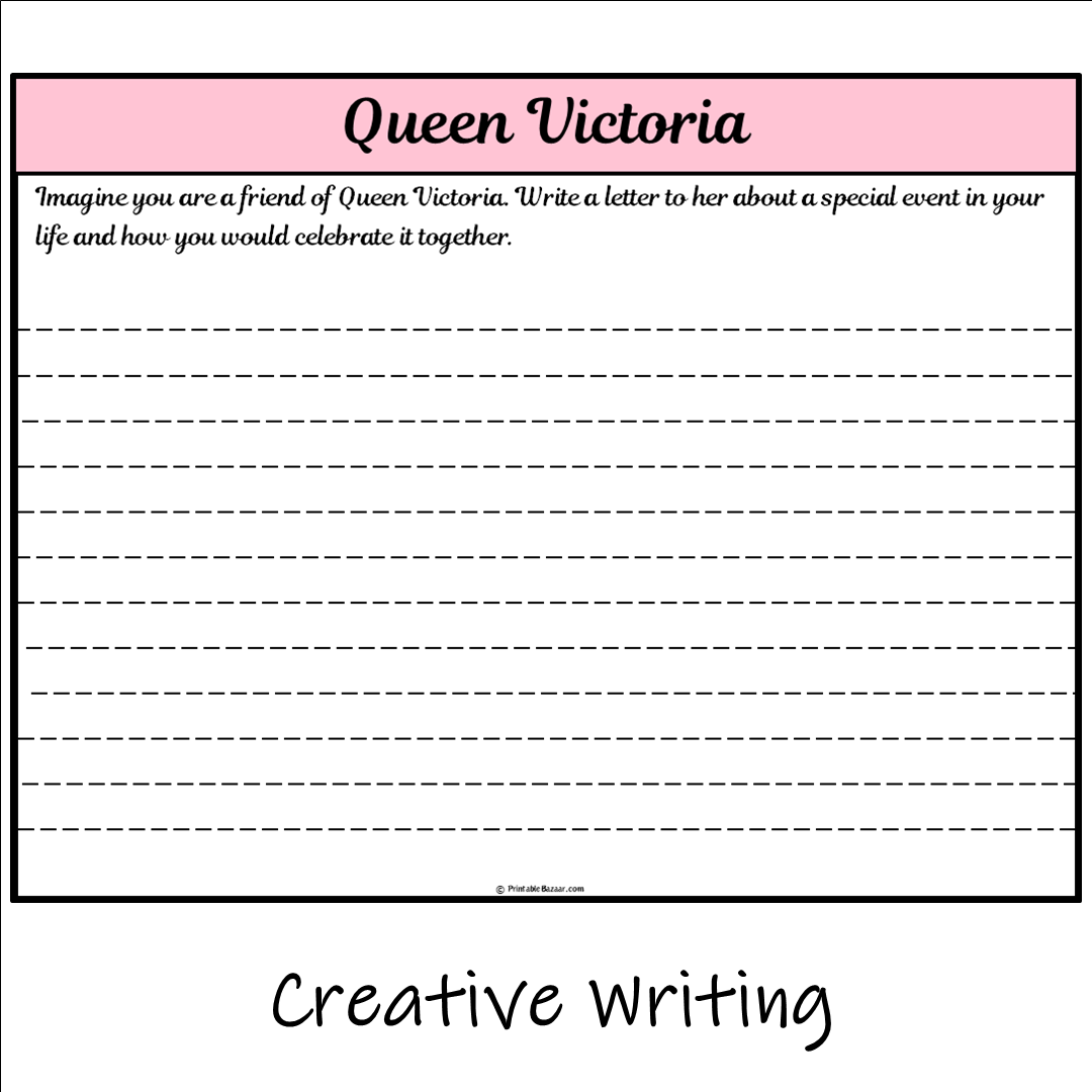 Queen Victoria | Main Idea and Supporting Details Reading Passage and Questions