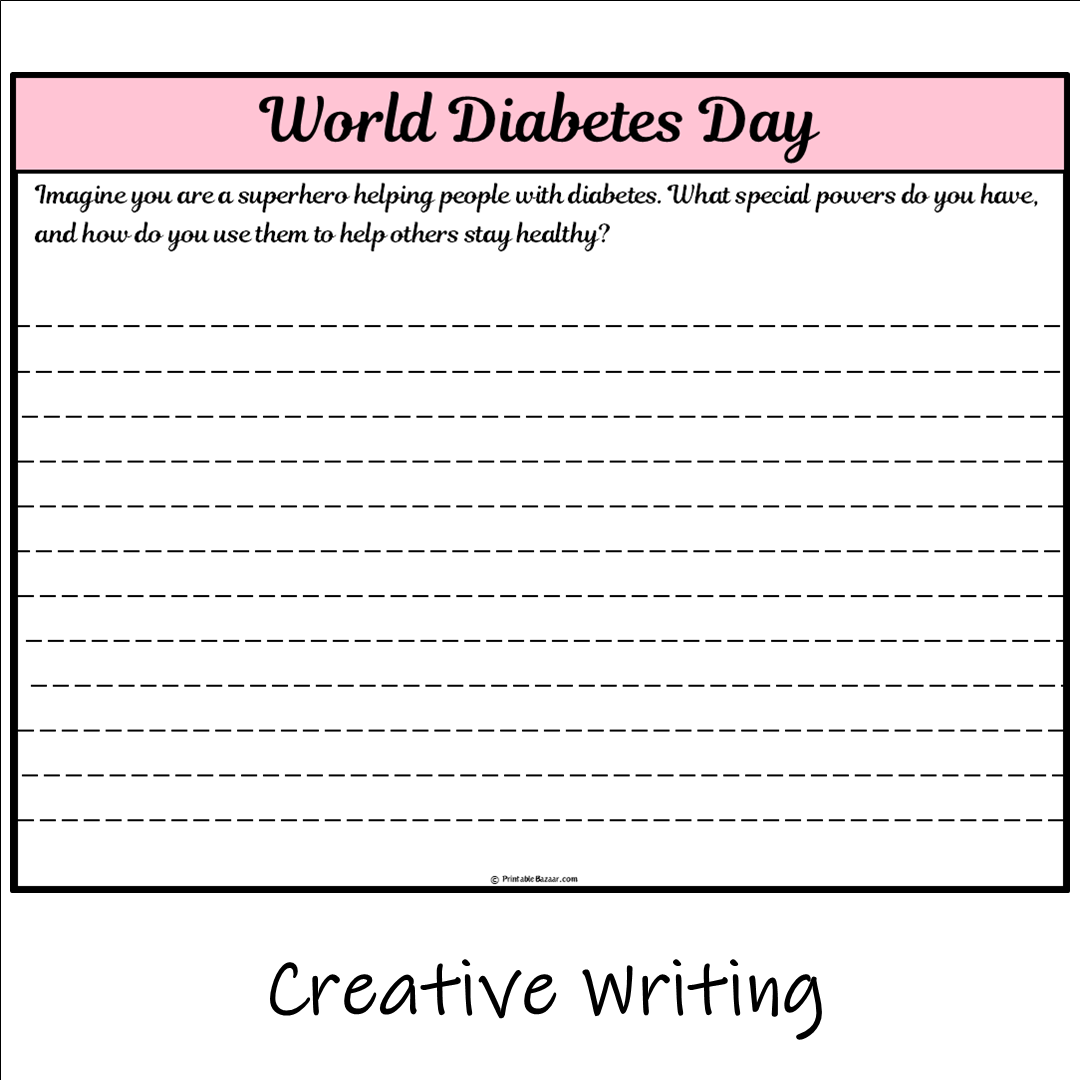 World Diabetes Day | Main Idea and Supporting Details Reading Passage and Questions