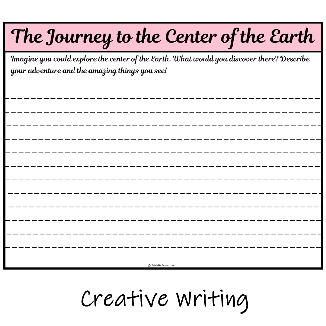 The Journey to the Center of the Earth | Main Idea and Supporting Details Reading Passage and Questions