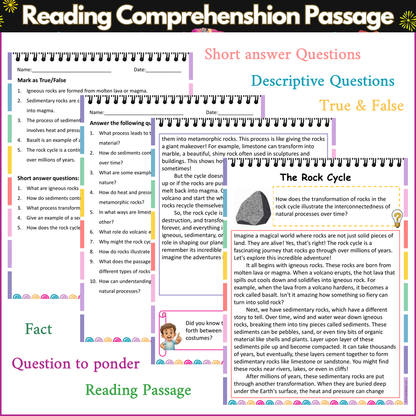 The Rock Cycle | Reading Comprehension Passage and Questions