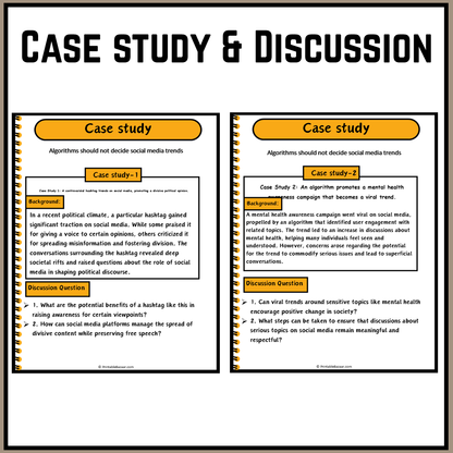 Algorithms should not decide social media trends | Debate Case Study Worksheet