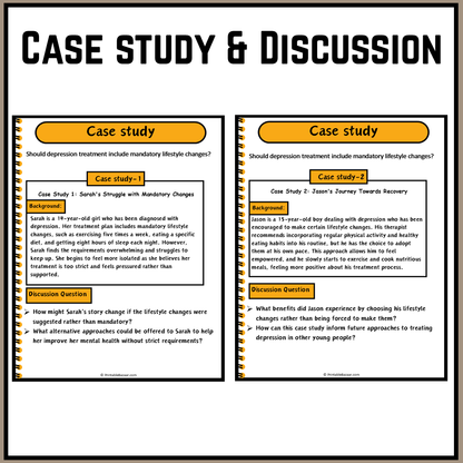 Should depression treatment include mandatory lifestyle changes? | Debate Case Study Worksheet