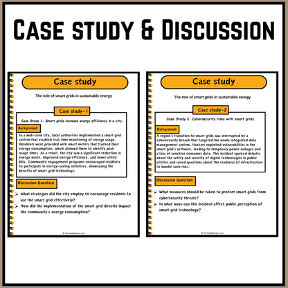 The role of smart grids in sustainable energy | Debate Case Study Worksheet