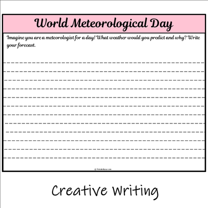 World Meteorological Day | Main Idea and Supporting Details Reading Passage and Questions