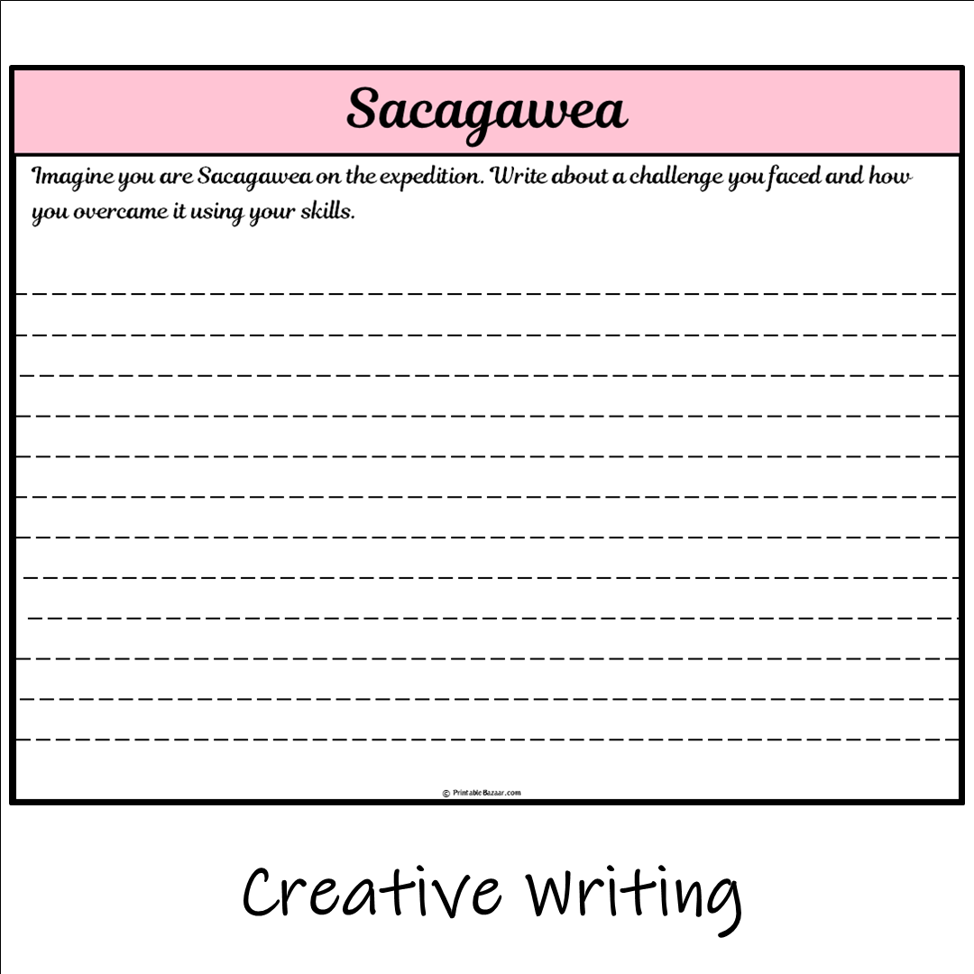 Sacagawea | Main Idea and Supporting Details Reading Passage and Questions