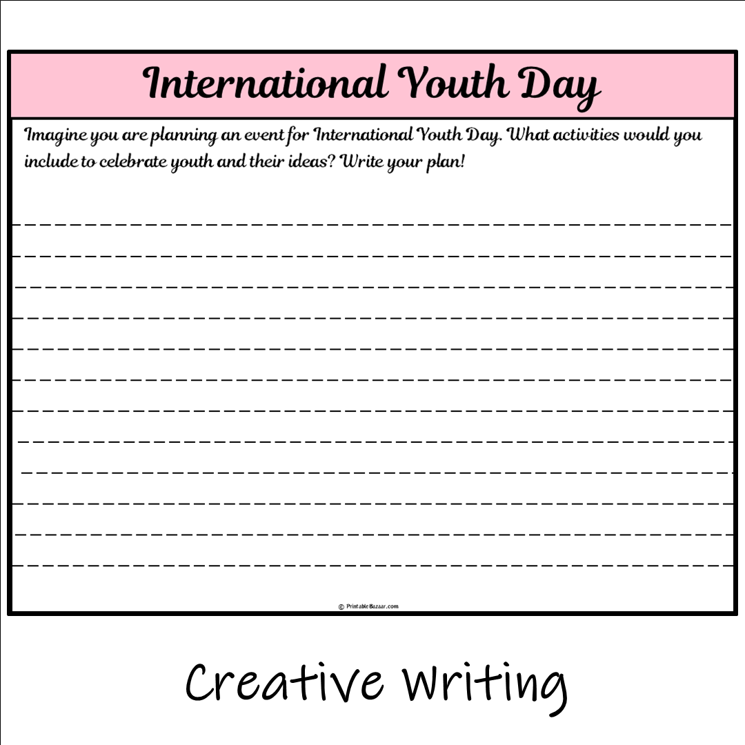 International Youth Day | Main Idea and Supporting Details Reading Passage and Questions