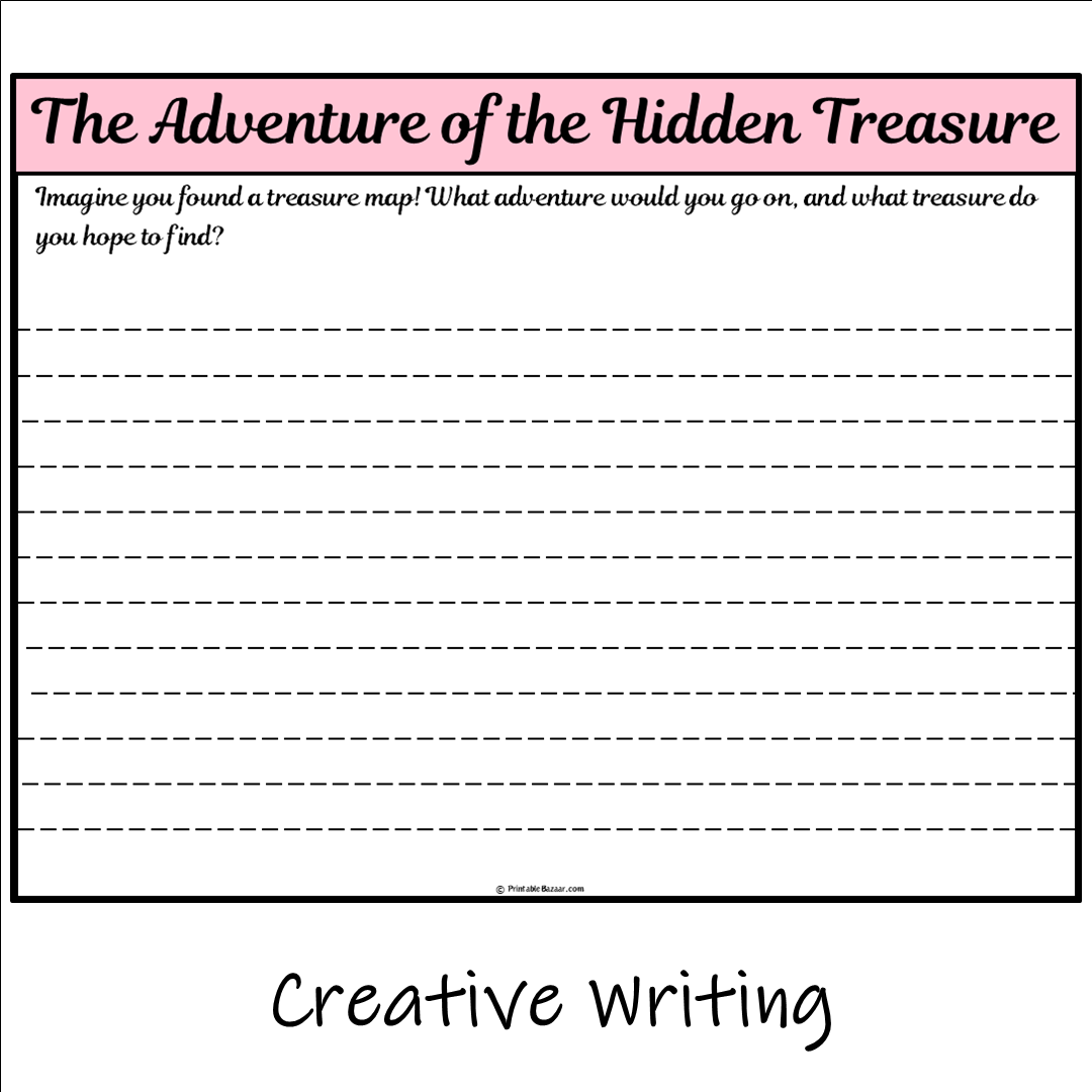 The Adventure of the Hidden Treasure | Main Idea and Supporting Details Reading Passage and Questions