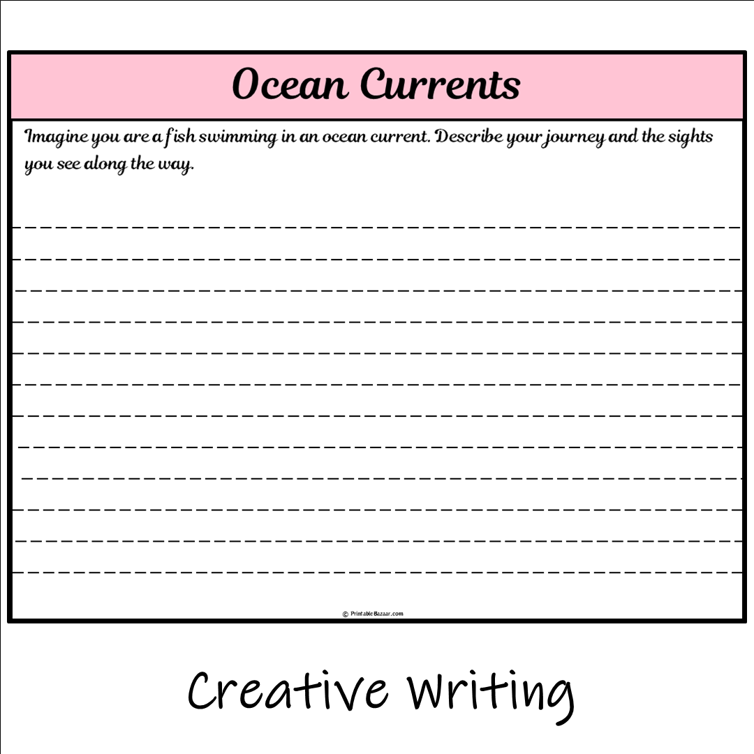 Ocean Currents | Main Idea and Supporting Details Reading Passage and Questions