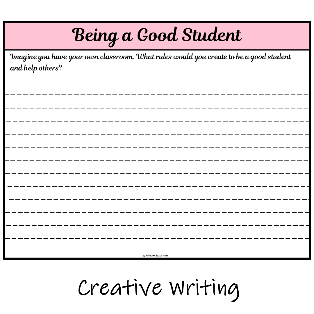 Being a Good Student | Main Idea and Supporting Details Reading Passage and Questions