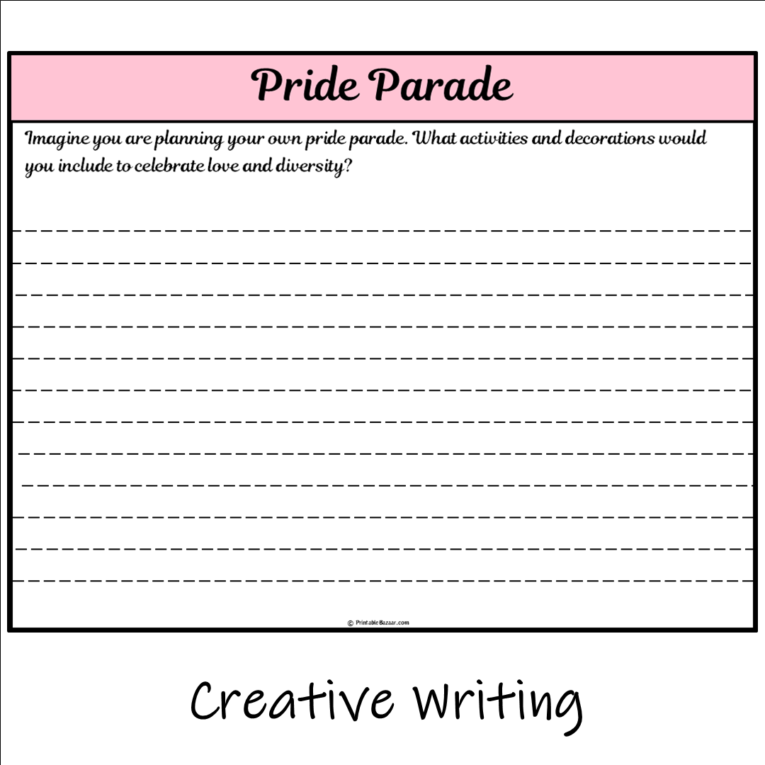 Pride Parade | Main Idea and Supporting Details Reading Passage and Questions