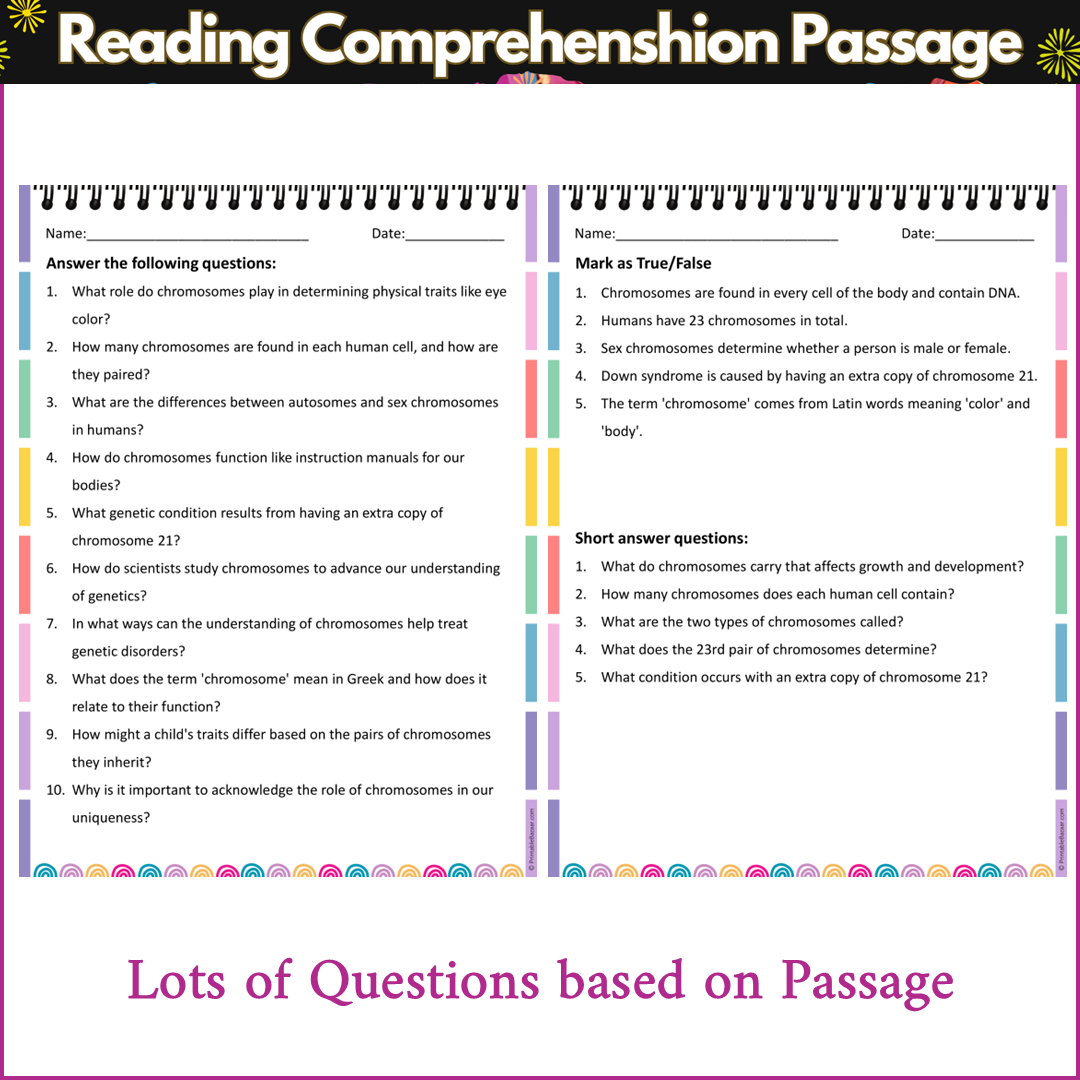 All About Chromosomes | Reading Comprehension Passage and Questions