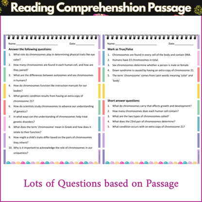 All About Chromosomes | Reading Comprehension Passage and Questions