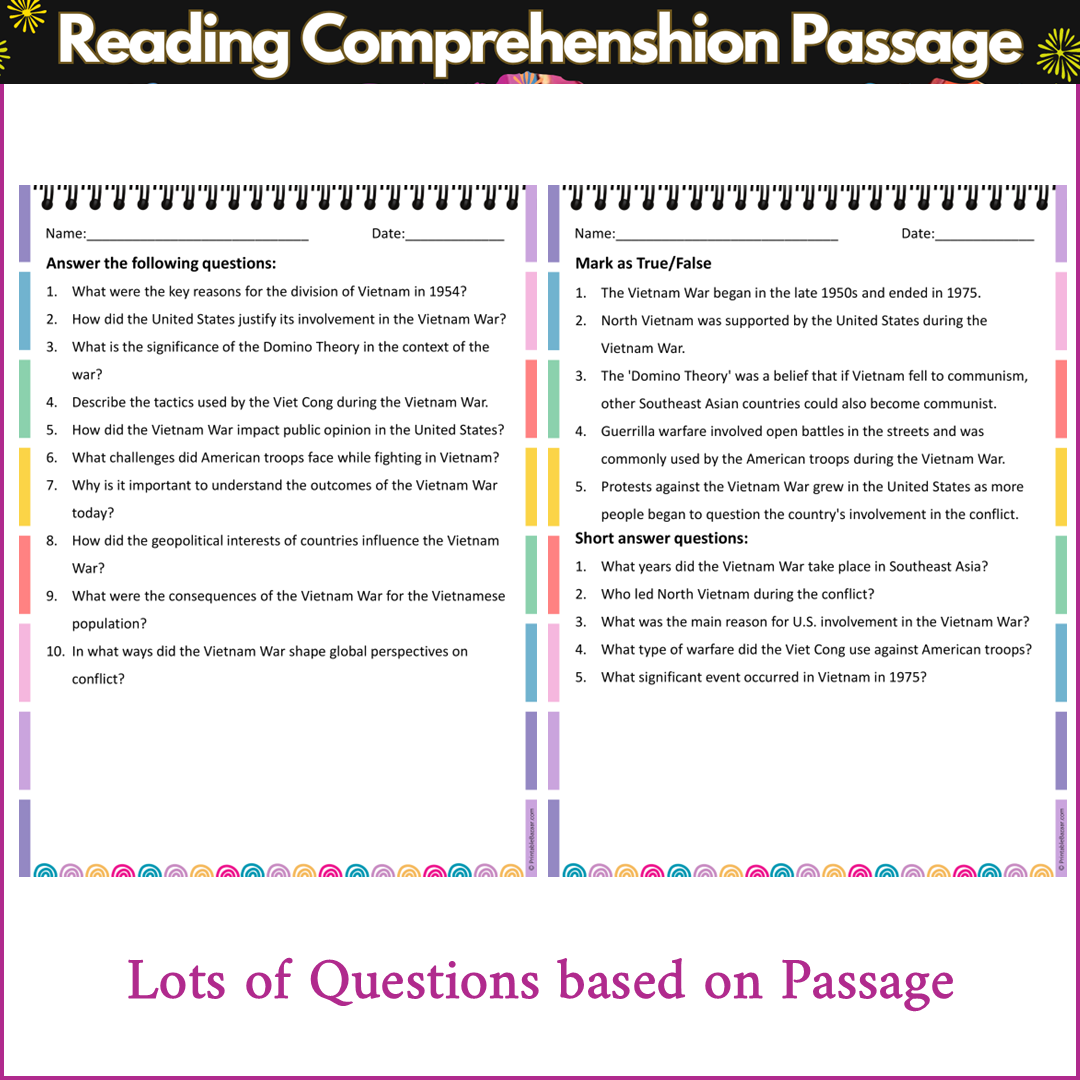 Vietnam War | Reading Comprehension Passage and Questions