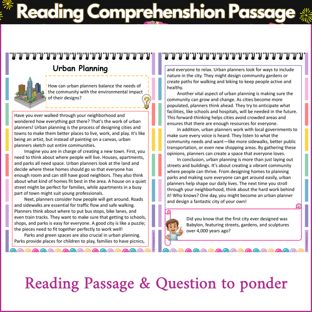 Urban Planning | Reading Comprehension Passage and Questions