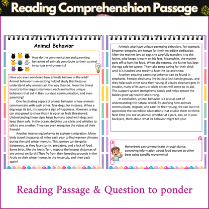Animal Behavior | Reading Comprehension Passage and Questions