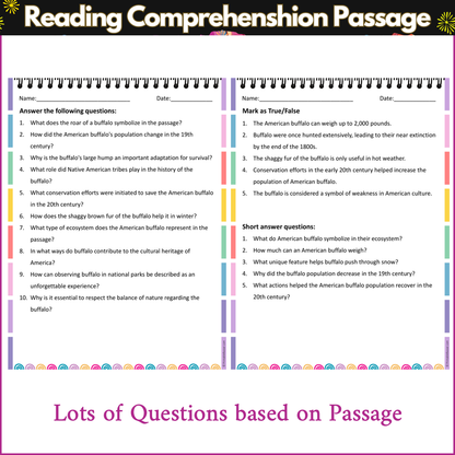 The American Buffalo | Reading Comprehension Passage and Questions