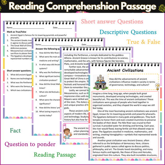 Ancient Civilizations | Reading Comprehension Passage and Questions