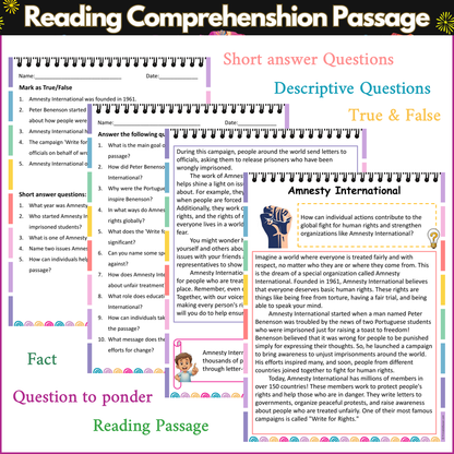 Amnesty International | Reading Comprehension Passage and Questions