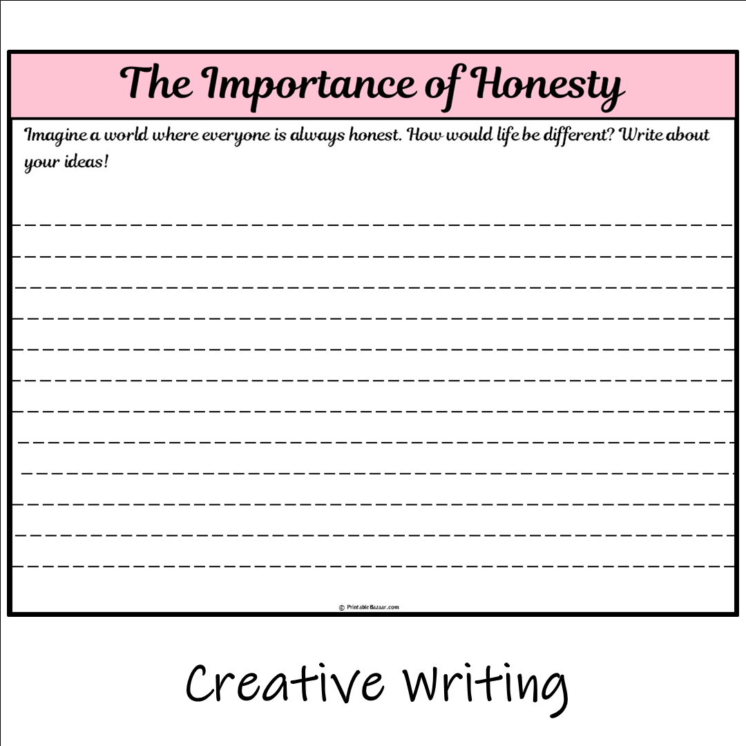 The Importance of Honesty | Main Idea and Supporting Details Reading Passage and Questions