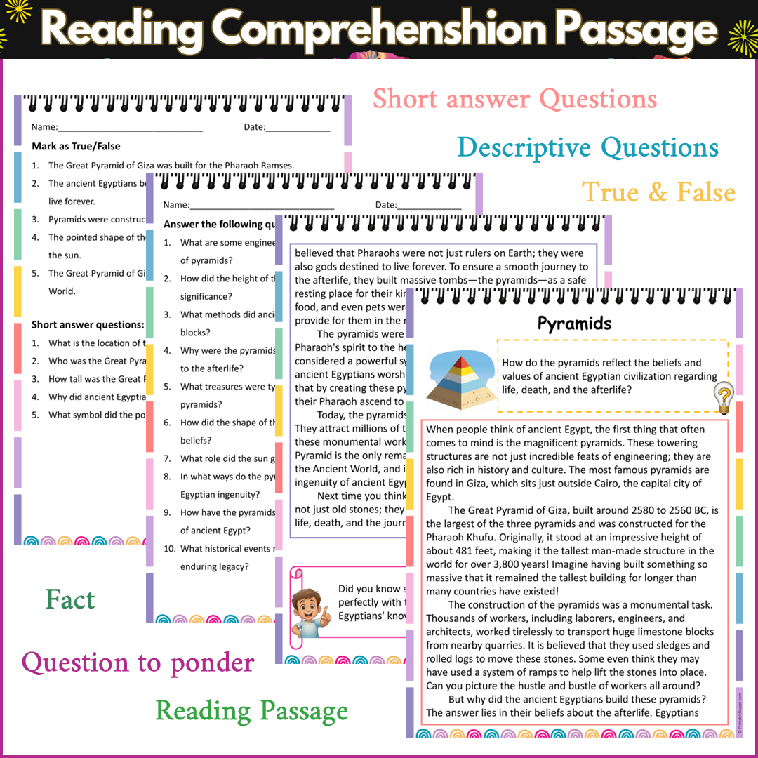 Pyramids | Reading Comprehension Passage and Questions