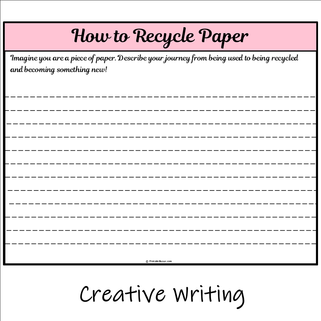 How to Recycle Paper | Main Idea and Supporting Details Reading Passage and Questions