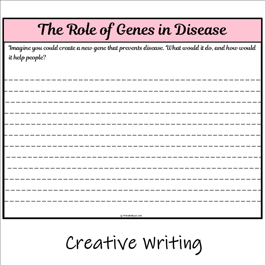 The Role of Genes in Disease | Main Idea and Supporting Details Reading Passage and Questions