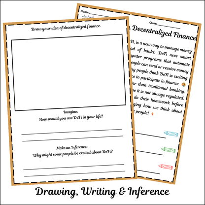 Influence on Decentralized Finance | Short Reading Comprehension Creative Worksheet