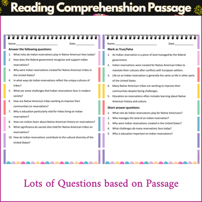 What is an Indian Reservation | Reading Comprehension Passage and Questions