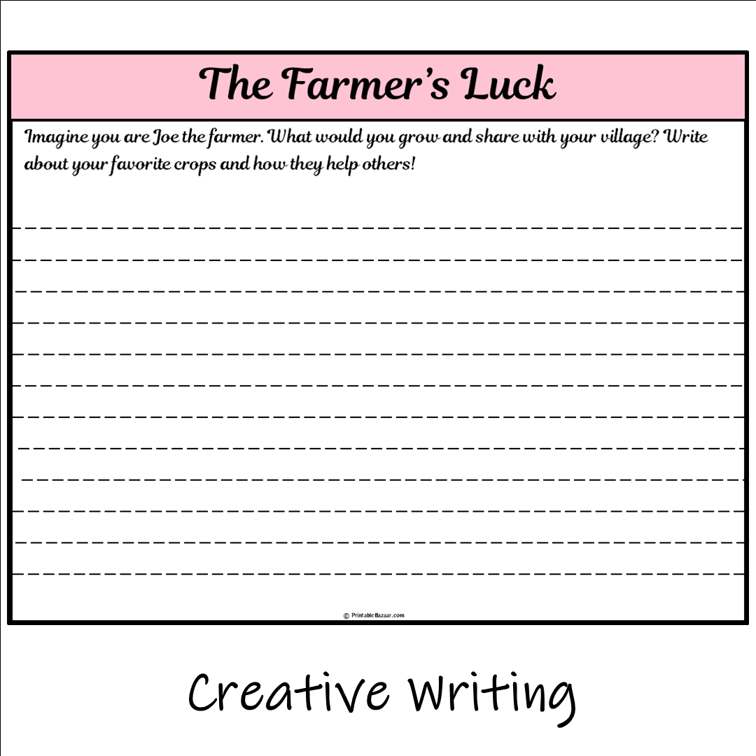 The Farmer’s Luck | Main Idea and Supporting Details Reading Passage and Questions